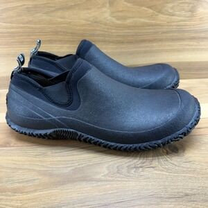 BOGS Urban Walker Mens 11 Black Waterproof Slip On Shoes